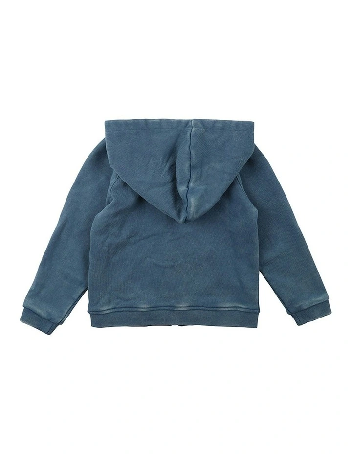 Blair Zip Hoodie (3-5 Years) in Blue image 2