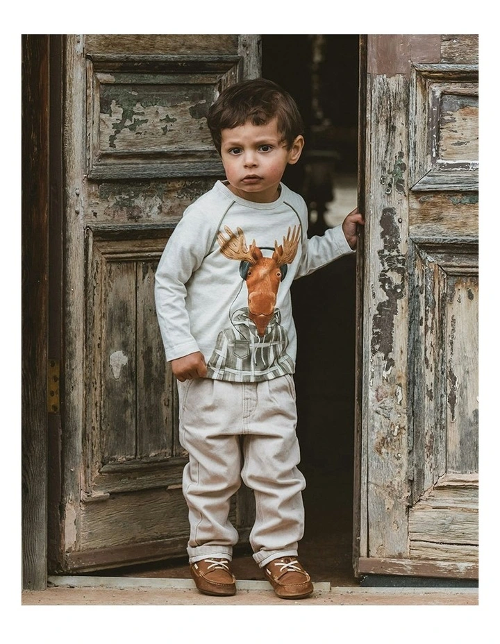 Scout Denim Pants in Stone image 3