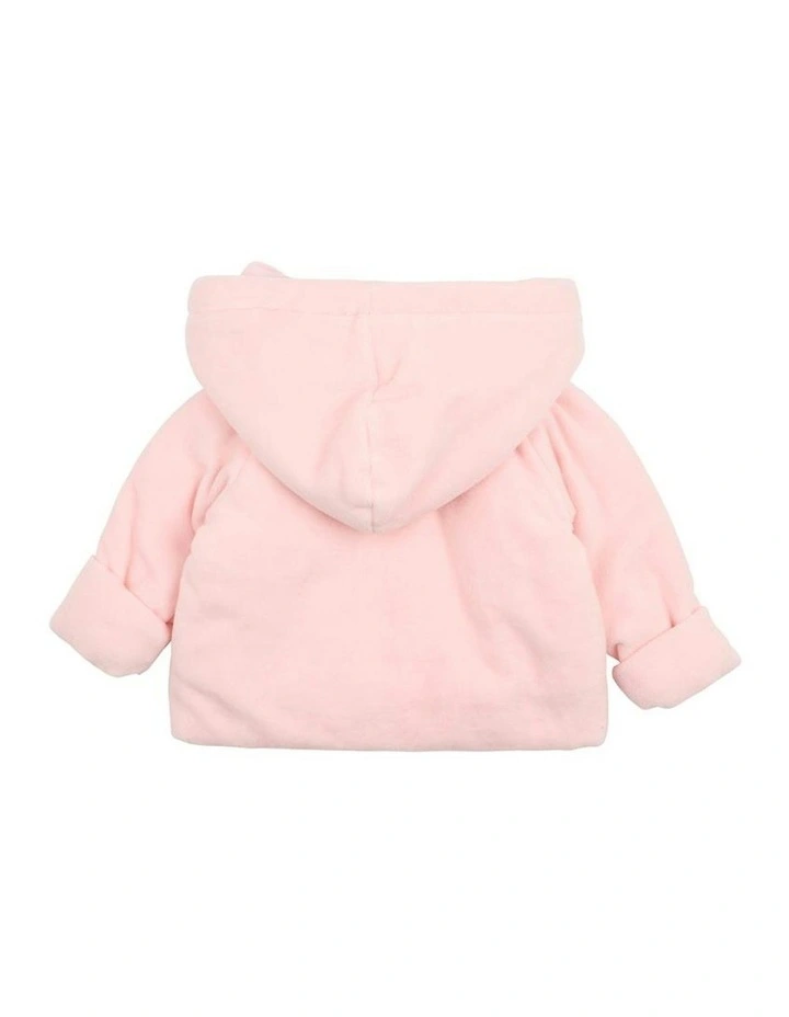 Clara Velour Jacket in Pink image 2