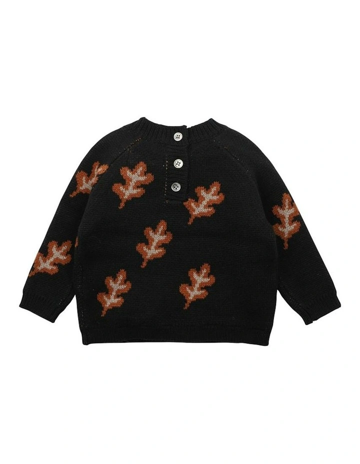 Eli Autumn Knitted Jumper in Multi image 2