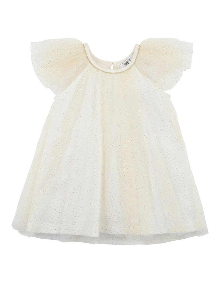 Bebe by Minihaha Glitter Dress in Beige | MYER