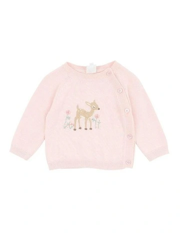 Molly Deer Jumper in Pink