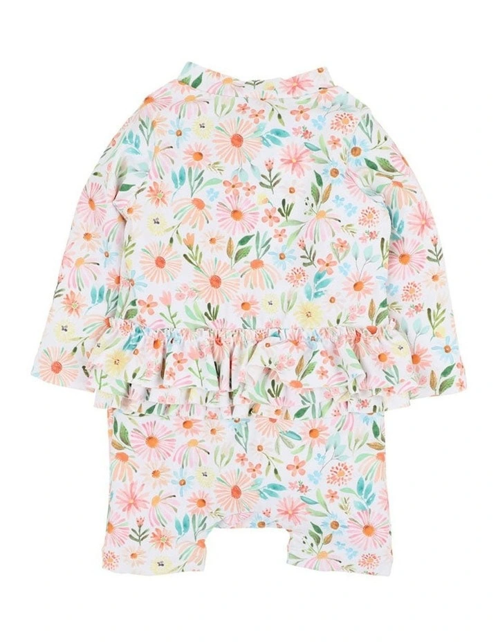 Eliana Print Long Sleeve Rash Suit in Multi image 2
