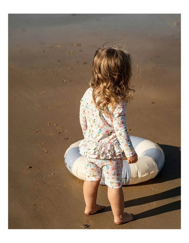 Eliana Print Long Sleeve Rash Suit in Multi image 5