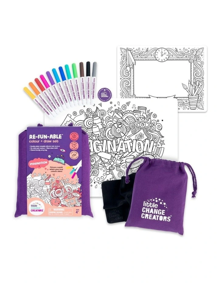 Reusable Silicone Drawing Set - Imagination image 1