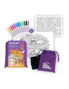 Reusable Silicone Colouring Set - Jurassic