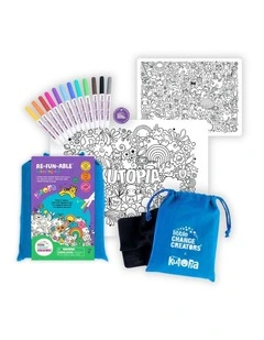 Reusable Silicone Colouring Set - Kutopia by Kasey Rainbow