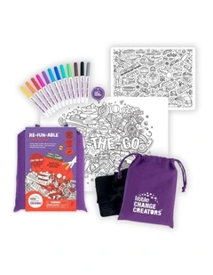 Reusable Silicone Colouring Set - On-The-Go