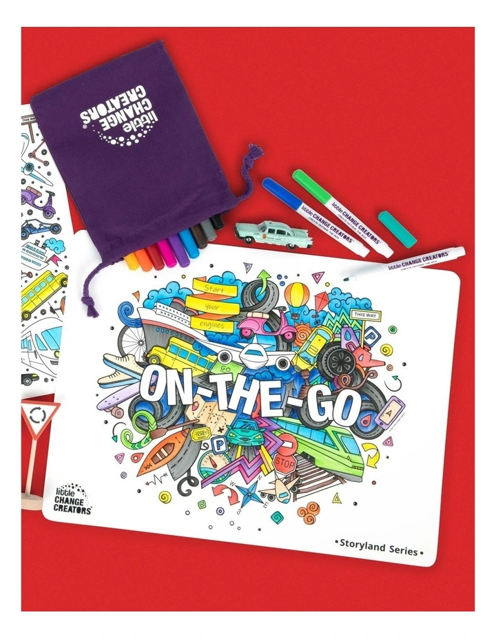 Reusable Silicone Colouring Set - On-The-Go image 3