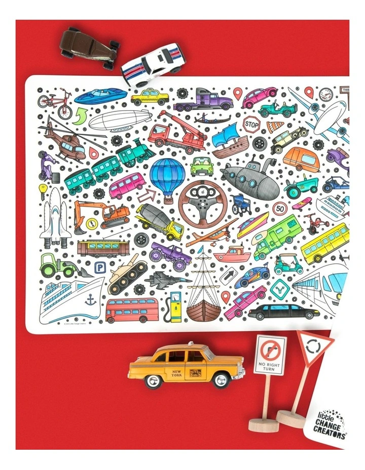 Reusable Silicone Colouring Set - On-The-Go image 4