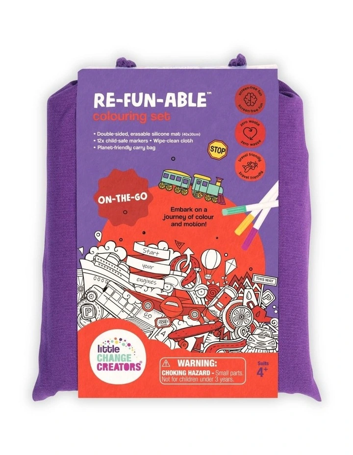 Reusable Silicone Colouring Set - On-The-Go image 5
