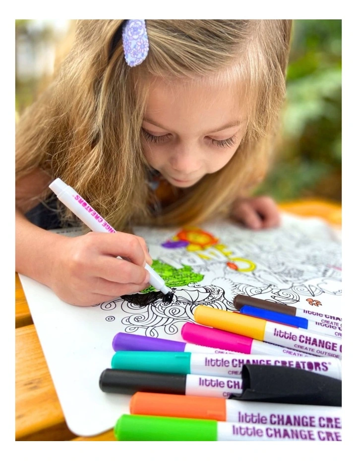 Reusable Silicone Colouring Set - Safari image 5