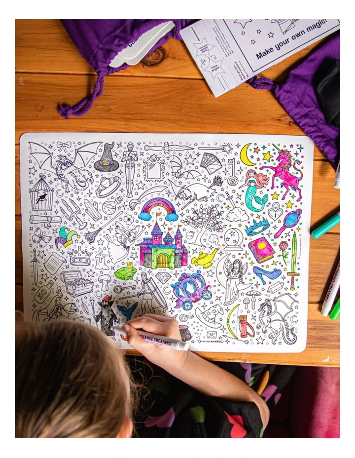 Reusable Silicone Colouring Set - Spellbound image 3