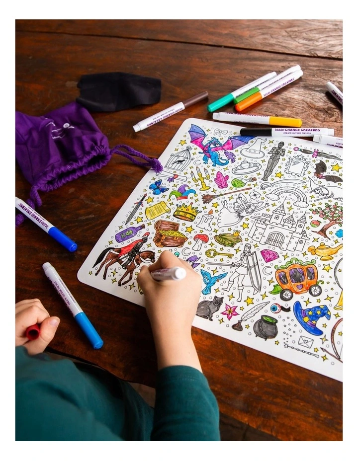 Reusable Silicone Colouring Set - Spellbound image 4