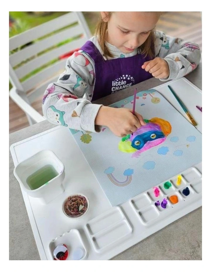 Reusable Silicone Craft Mat Set - White image 3