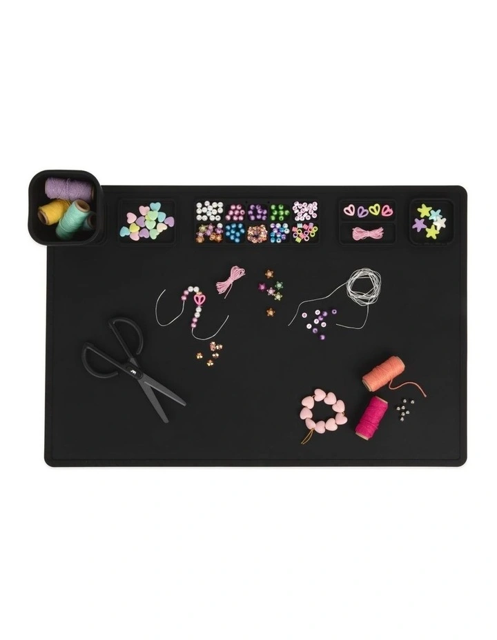 Reusable Silicone Craft Mat Set - Black image 1