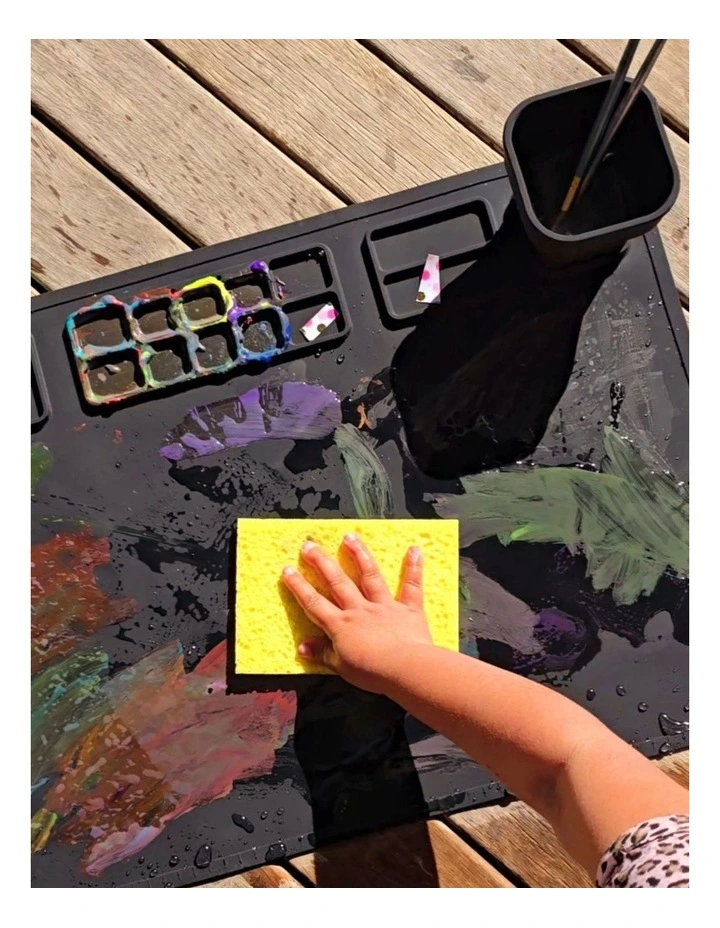 Reusable Silicone Craft Mat Set - Black image 4