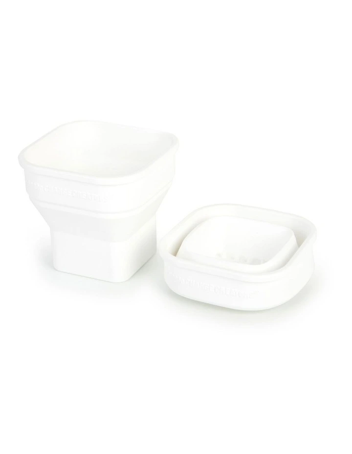 Reusable Silicone Paint & Craft Cup - White image 1