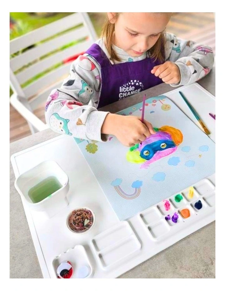 Reusable Silicone Paint & Craft Cup - White image 3