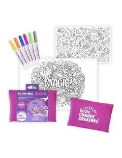 Reusable Silicone Travel Colouring Set Magic!