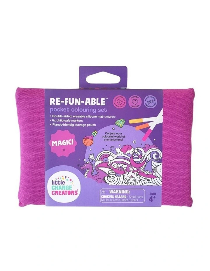 Reusable Silicone Travel Colouring Set Magic! image 4