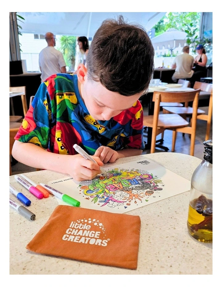 Reusable Silicone Travel Colouring Set Roar! image 3