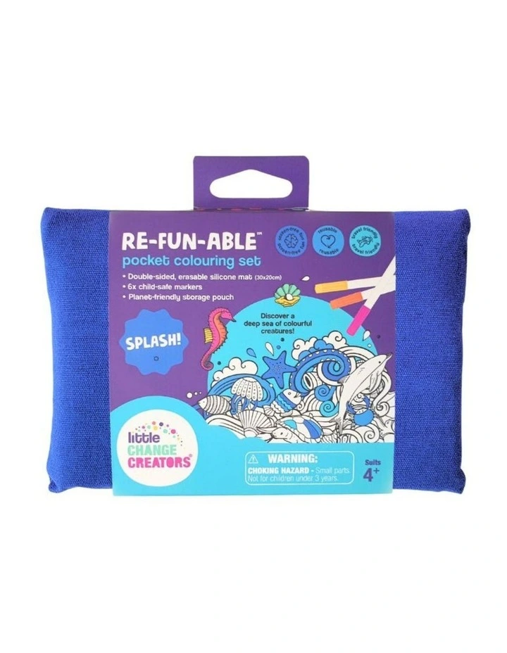 Reusable Silicone Travel Colouring Set  Splash! image 5