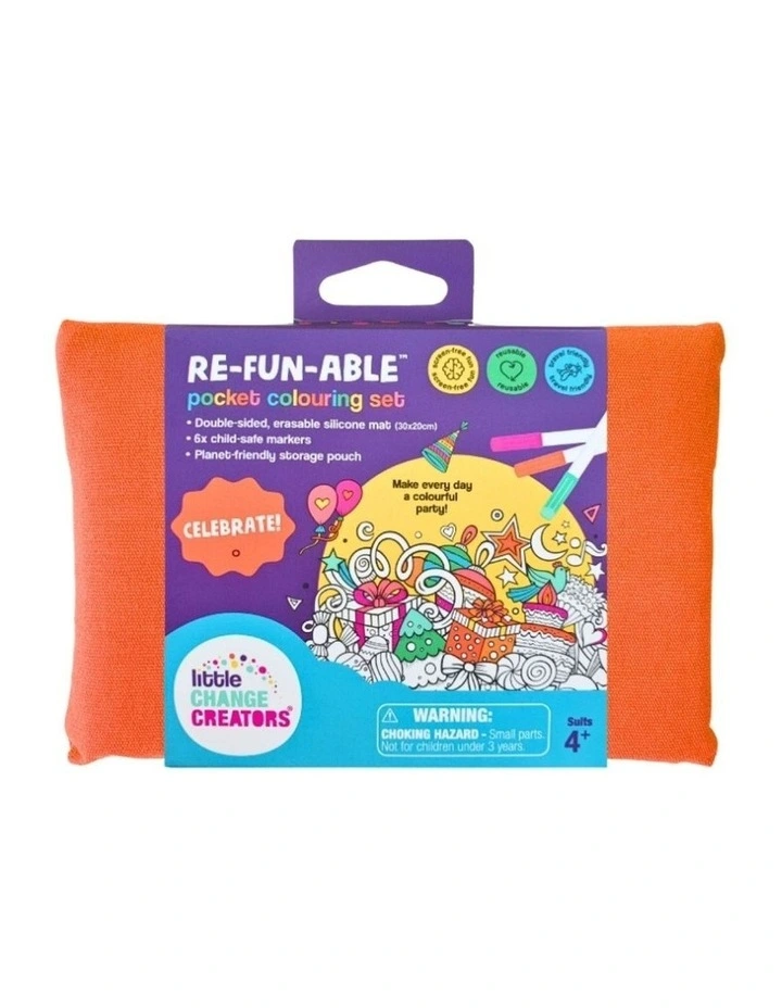 Celebrate Pocket Reusable Colouring Gift Set image 1