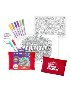 Reusable Silicone Travel Colouring Set Christmas Limited Edition
