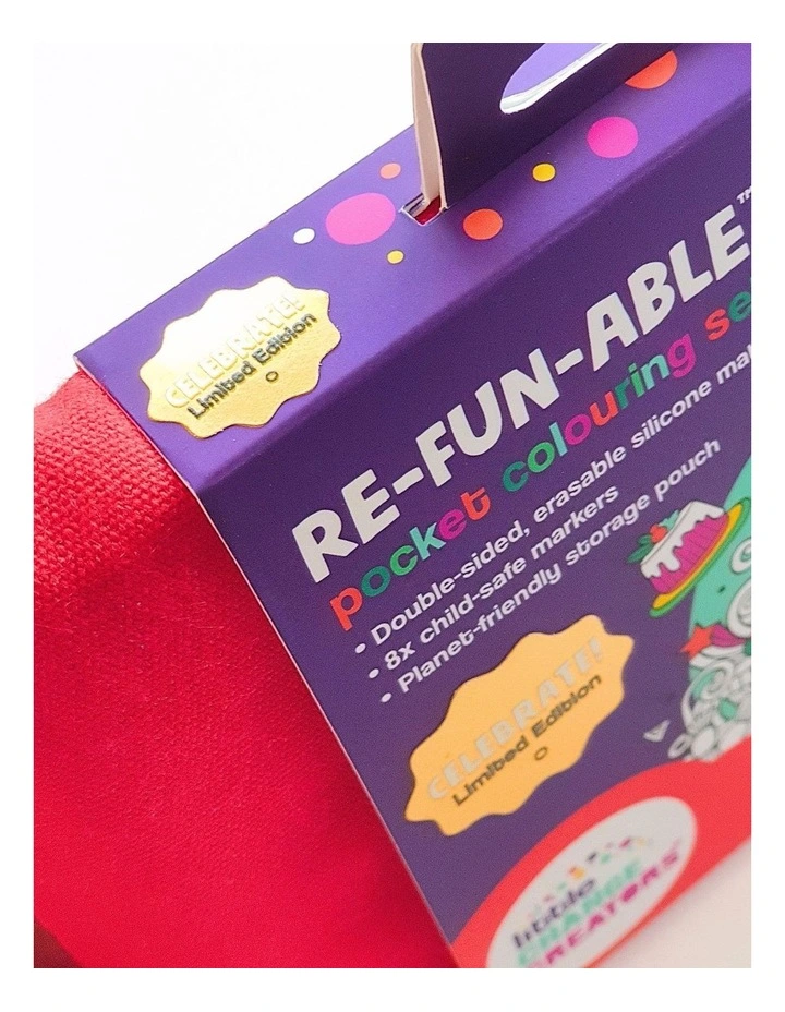 Reusable Silicone Travel Colouring Set  Christmas Limited Edition image 3
