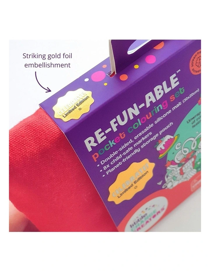 Celebrate Limited Edition Christmas Reusable Colouring Activity Set image 4