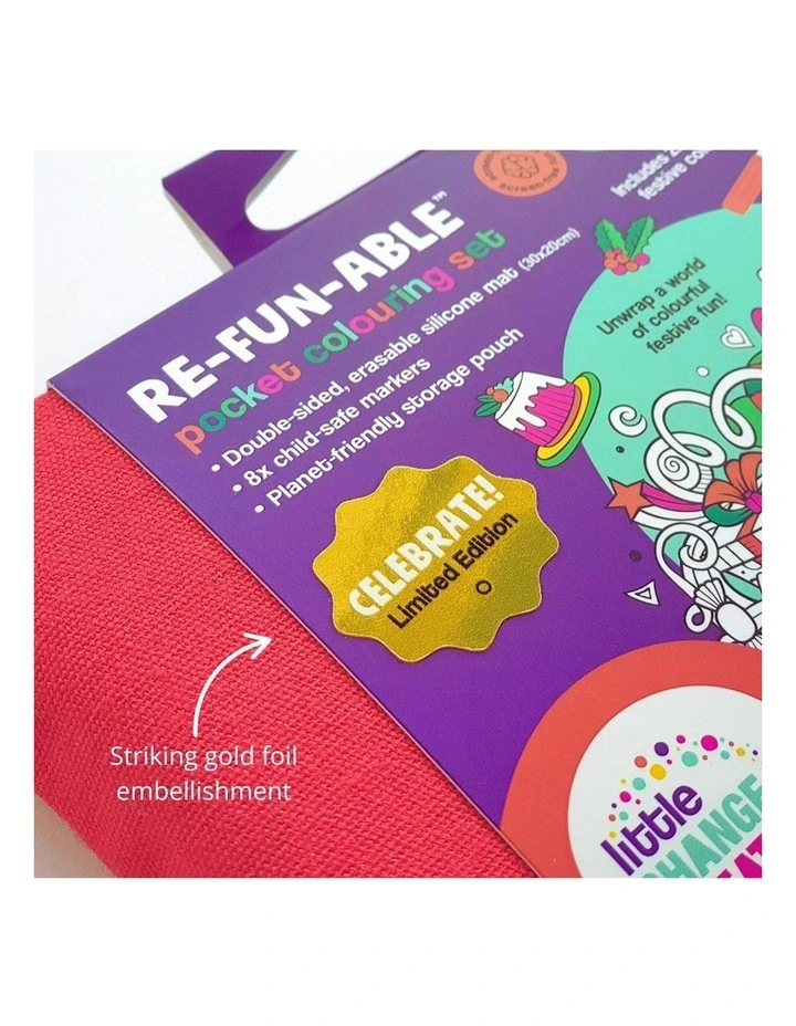 Celebrate Limited Edition Christmas Reusable Colouring Activity Set image 7