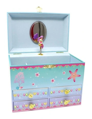 Shimmering Mermaid Medium Musical Jewellery Box
