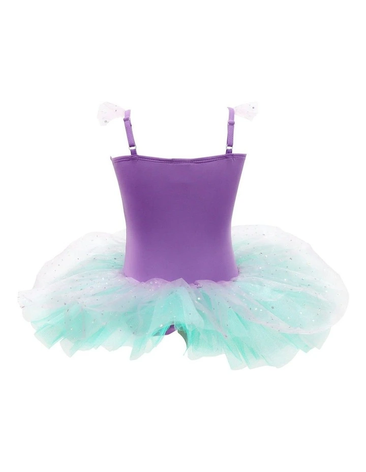 Princess Ariel Mermaid Dress in Purple image 2