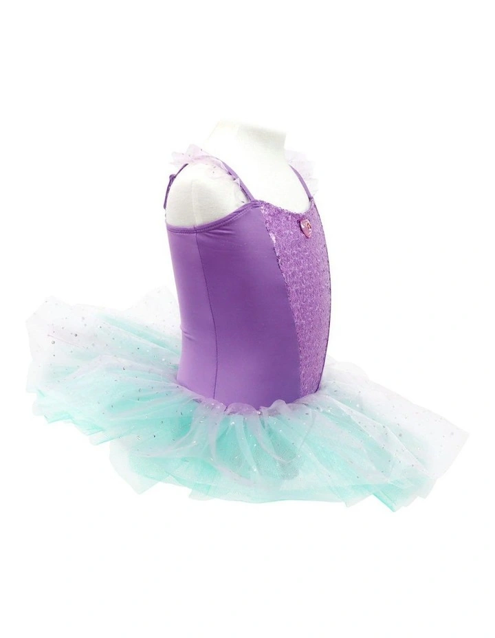 Princess Ariel Mermaid Dress in Purple image 3