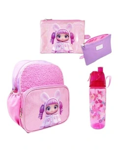 Sparkle Pop Backpack And Pencil Case Set in Pink