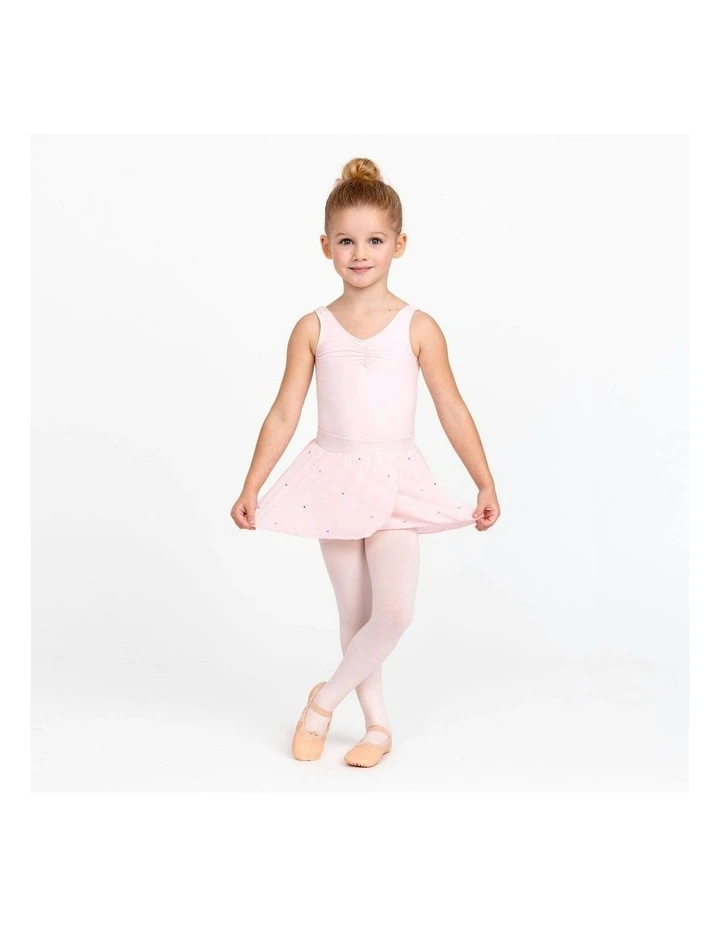 Georgette Practice Skirt With Diamantes in Pink image 4