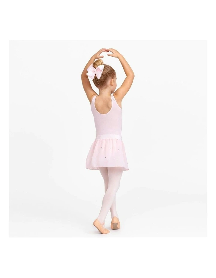 Georgette Practice Skirt With Diamantes in Pink image 5