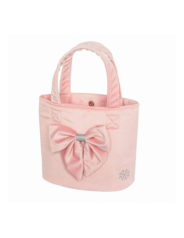 Ballerina Bucket Bag with Bow in Pink image 1