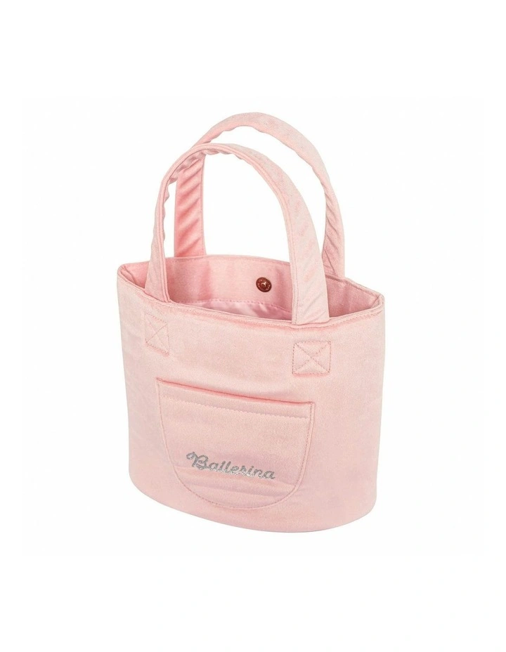 Ballerina Bucket Bag with Bow in Pink image 2