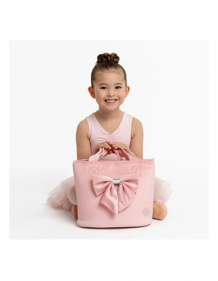 Ballerina Bucket Bag with Bow in Pink image 4