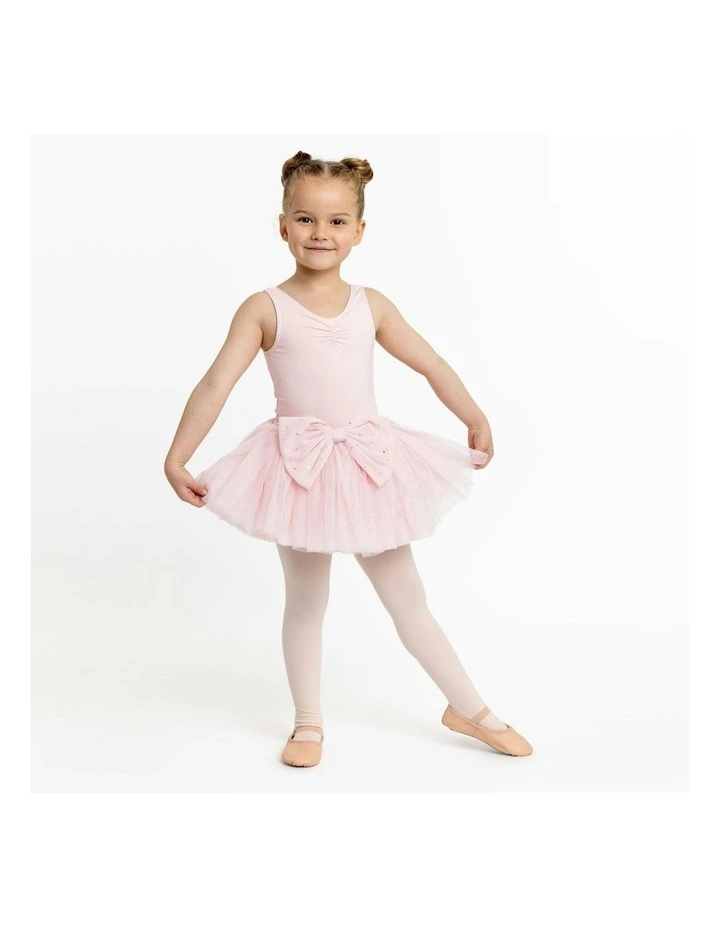 Flo Dancewear Beatrice Statement Sequin Bow Tutu Dress in Pink image 3