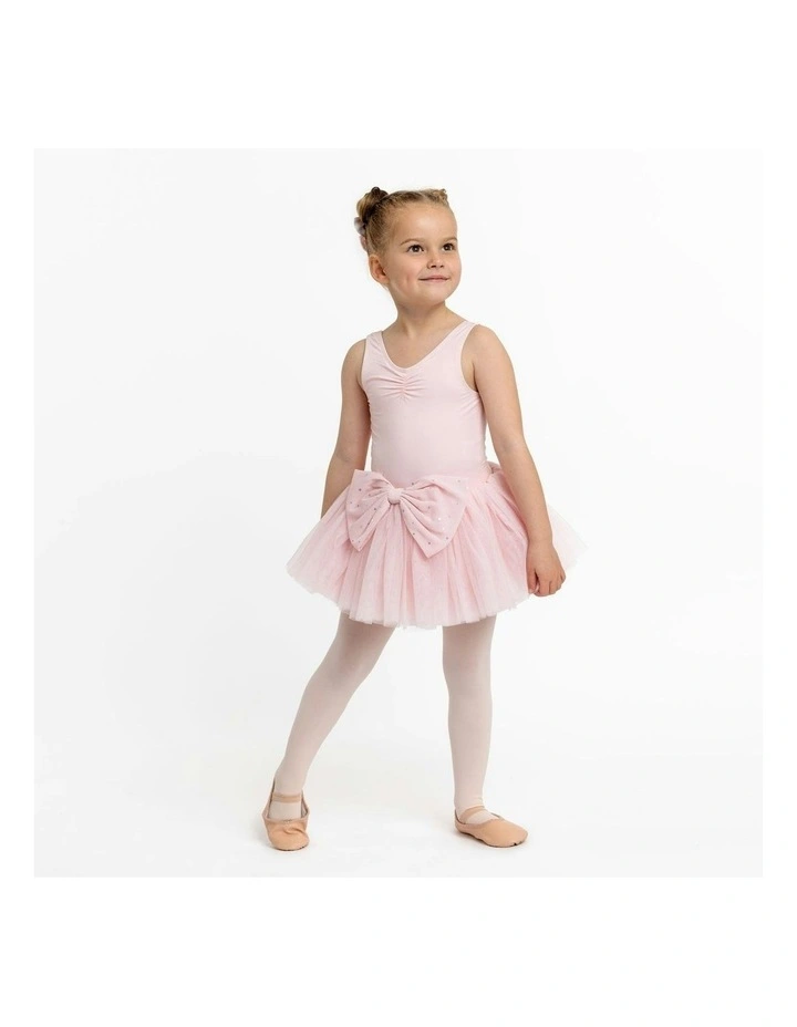 Flo Dancewear Beatrice Statement Sequin Bow Tutu Dress in Pink image 5