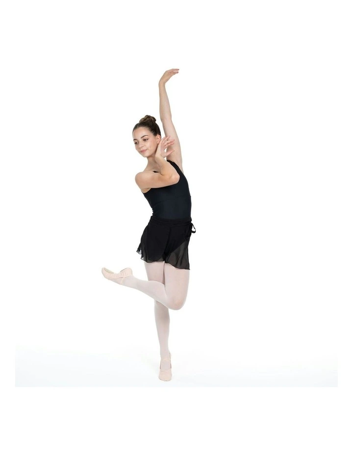 Teen Ballet Wrap Skirt in Black image 1