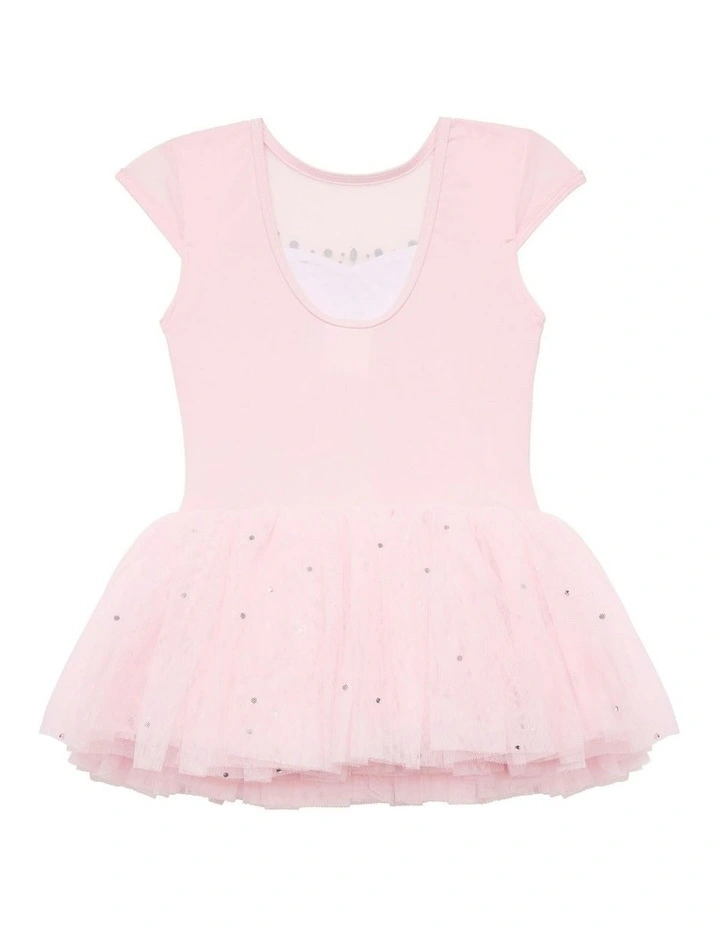 Crystal Jewelled Sweetheart Tutu Dress in Pink image 2
