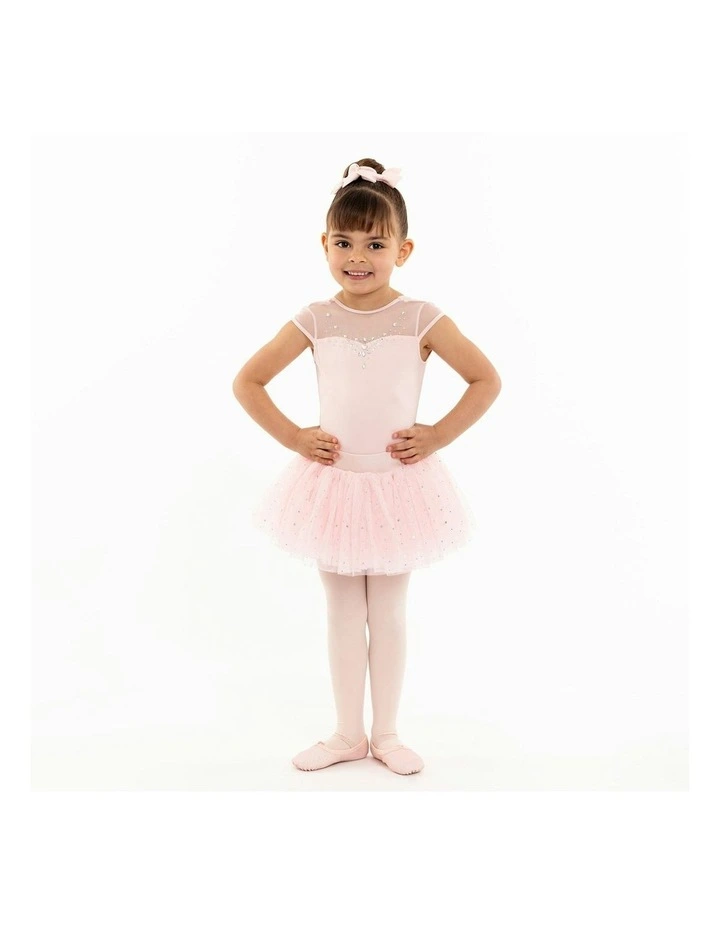 Jewelled Sweetheart Neckline Leotard in Pink image 1