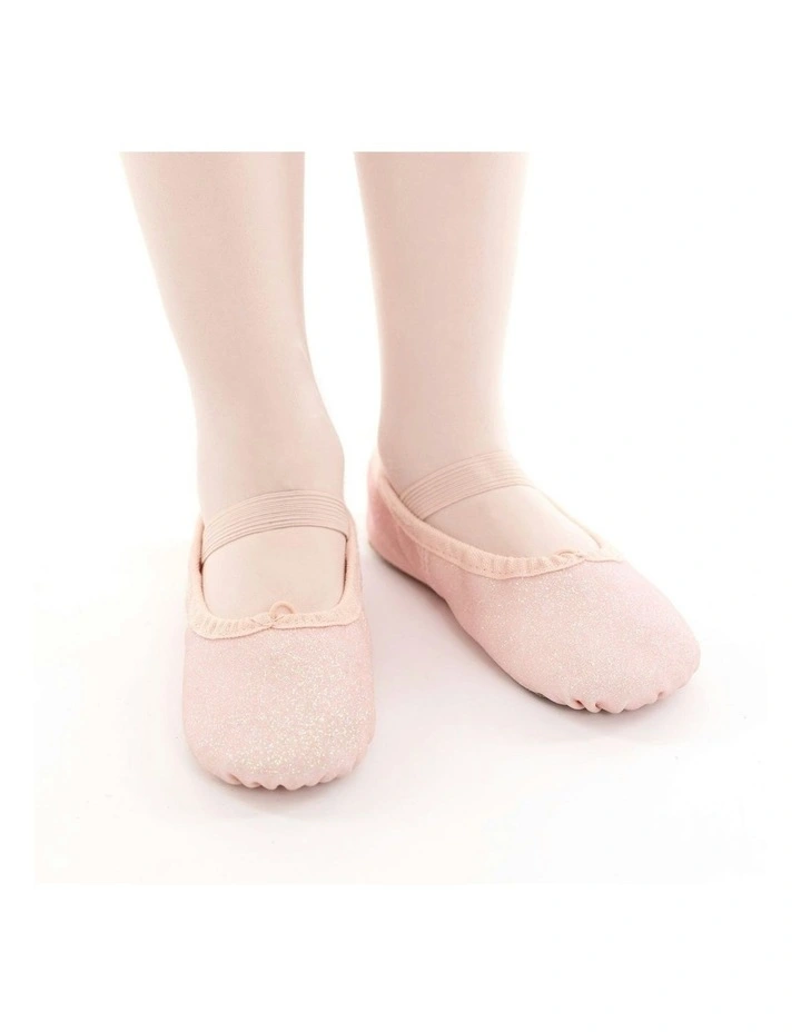 Pink Glitter Ballet Shoes in Pink image 1