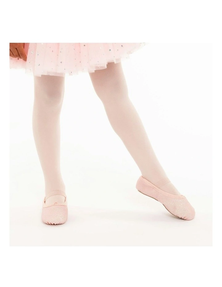 Pink Glitter Ballet Shoes in Pink image 2