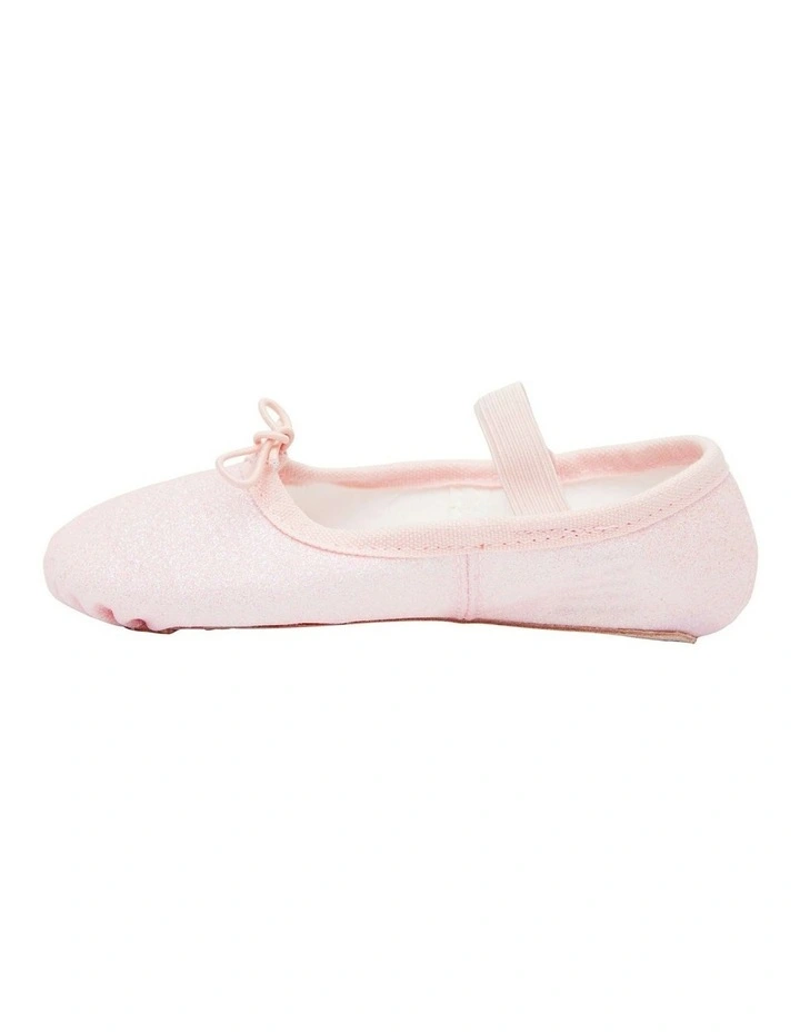 Pink Glitter Ballet Shoes in Pink image 3