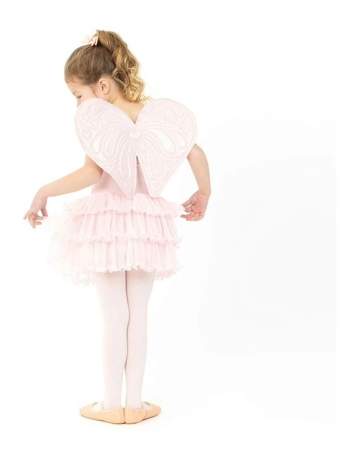 Quilted Shimmering Fairy Wings in Pink image 1
